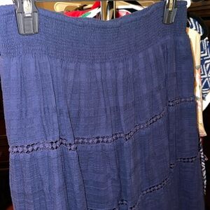 EUC NAVY BLUE NEW DIRECTIONS SKIRT